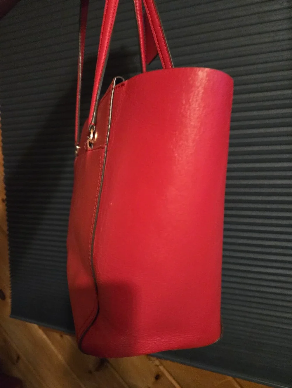 Tory Burch Small Robinson Red Tote